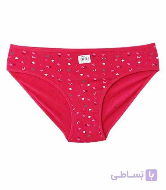 شورت زنانه اسلیپ نخی میسپل طرح اشکال مختلف کد 446 — تصویر 1