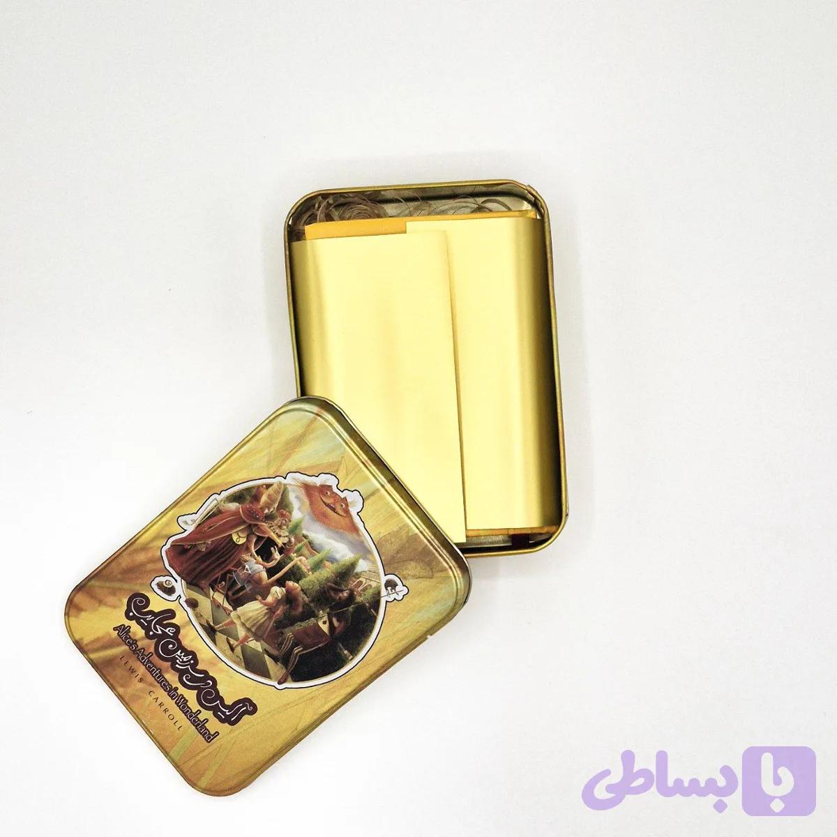 کتاب آلیس در سرزمین عجایب جعبه فلزی اثر لوئیس کرول — تصویر 1