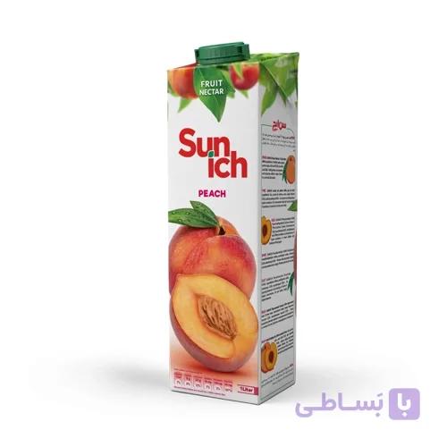 نکتار سن ایچ 1 لیتری با طعم زرد آلو – باکس 12 عددی