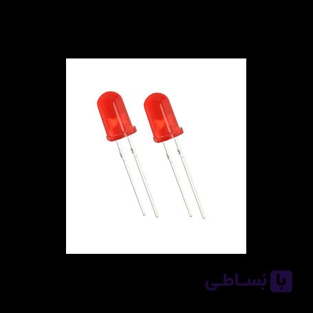 LED قرمز مات 5mm بسته 20 عددی