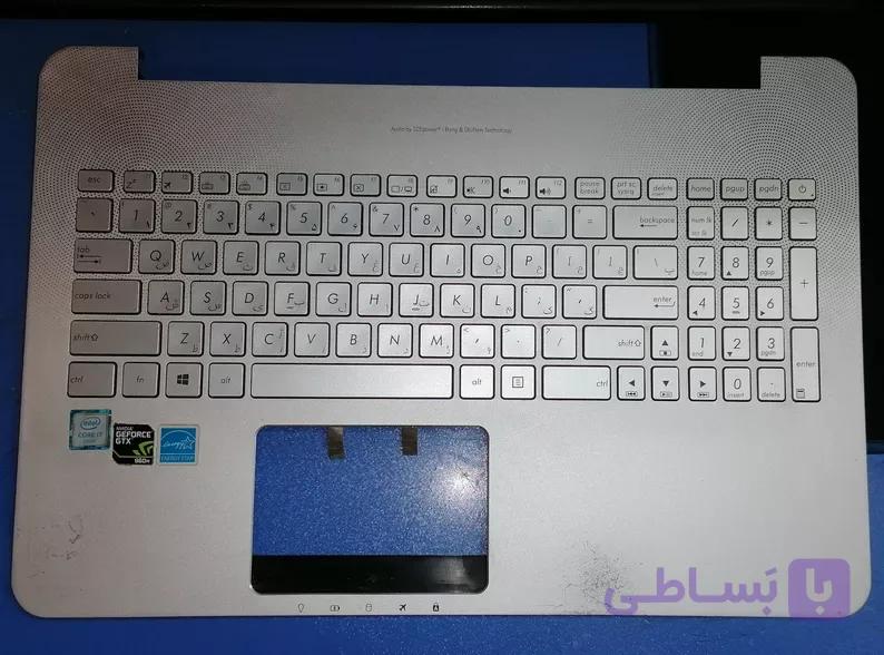 قاب دور کیبورد لپ تاپ ایسوس N552 C — تصویر 1