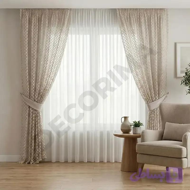 پرده تور کد GH24