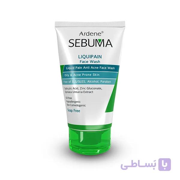 ژل شست‌ و شوی صورت آردن سبوما مدل Liquipain حجم 150 میلی‌لیتر