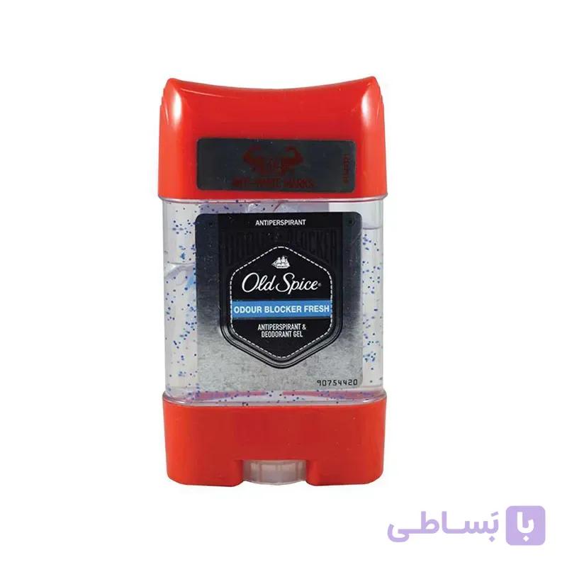 ژل شفاف مردانه الد اسپایس اولدر بلاکر فرش odour blocker fresh حجم 70 میلی لیتر