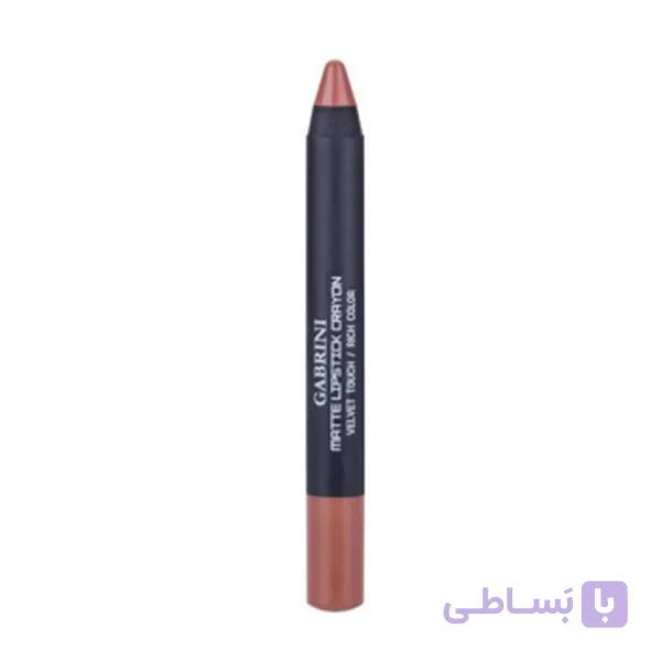 رژ لب مدادی گابرینی مدل شماره 02 Matt Lipstick Crayon