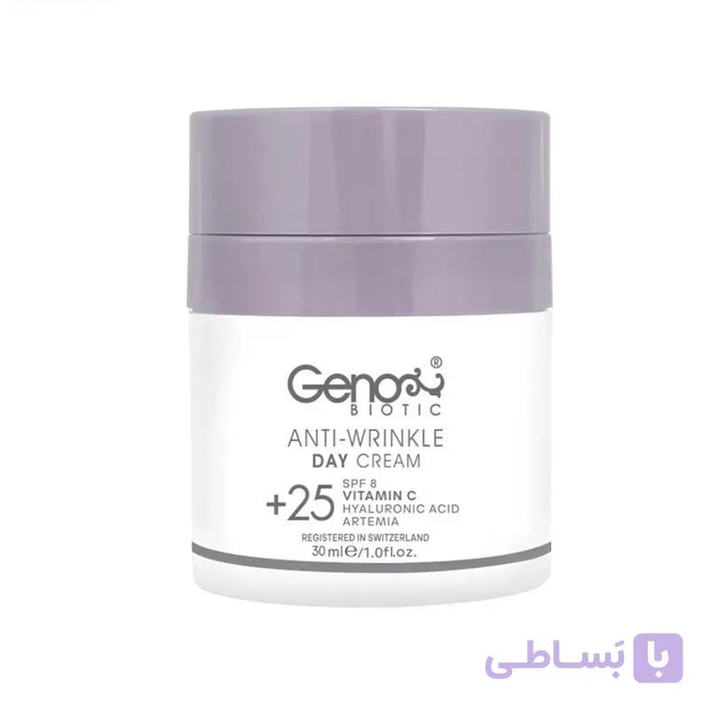 کرم ضد چروک روز ژنو بایوتیک بالای 25 سال حاوی ویتامین سی 30ml