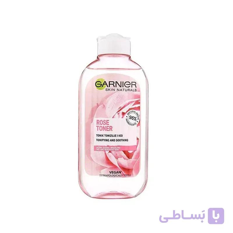 تونر آبرسان گارنیر گل رز مخصوص پوست خشک و حساس