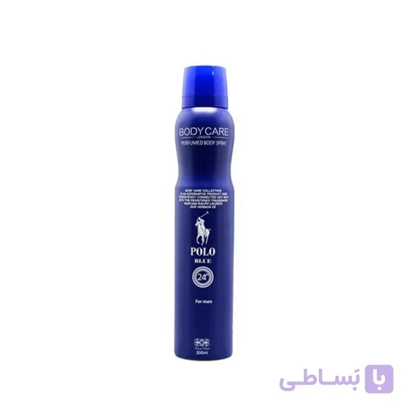 اسپری خوشبو کننده بدن بادی کر مردانه رایحه پولو آبی Body Care Polo Blue Men