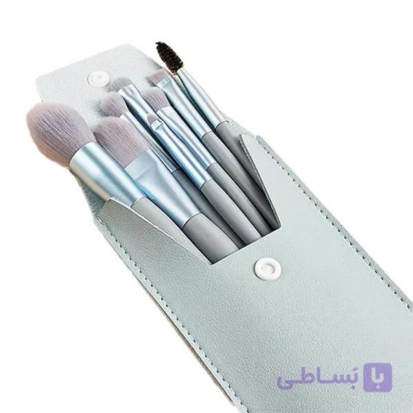 ست براش کیفی 8 تیکه آبی