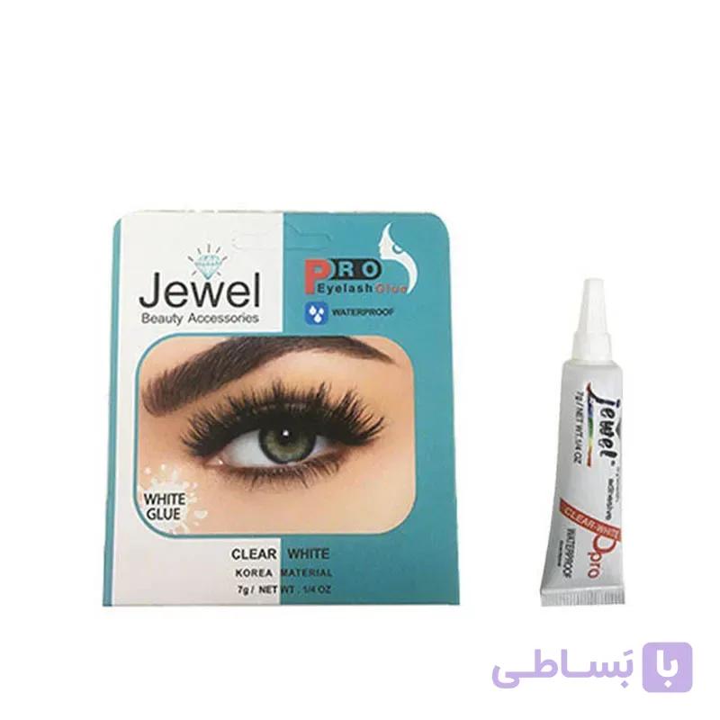 چسب مژه مصنوعی سفید جیول 1504 حجم 7 گرم