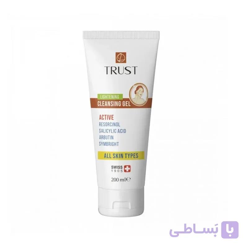 ژل شوینده و روشن‌ کننده تراست مناسب انواع پوست