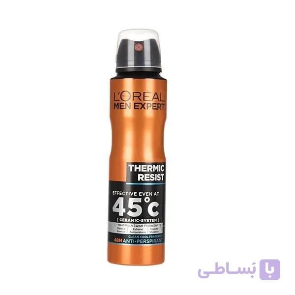 اسپری بدن ضد تعریق آقایان لورال مدل ترمیک رسیست THERMIC RESIST