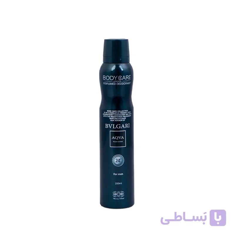 اسپری خوشبو کننده بدن بادی کر مردانه مدل بولگاری حجم 200 میل – Body Care Bvlgari