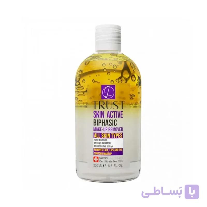 محلول پاک کننده آرایش (میسلار واتر ) دو فازی تراست