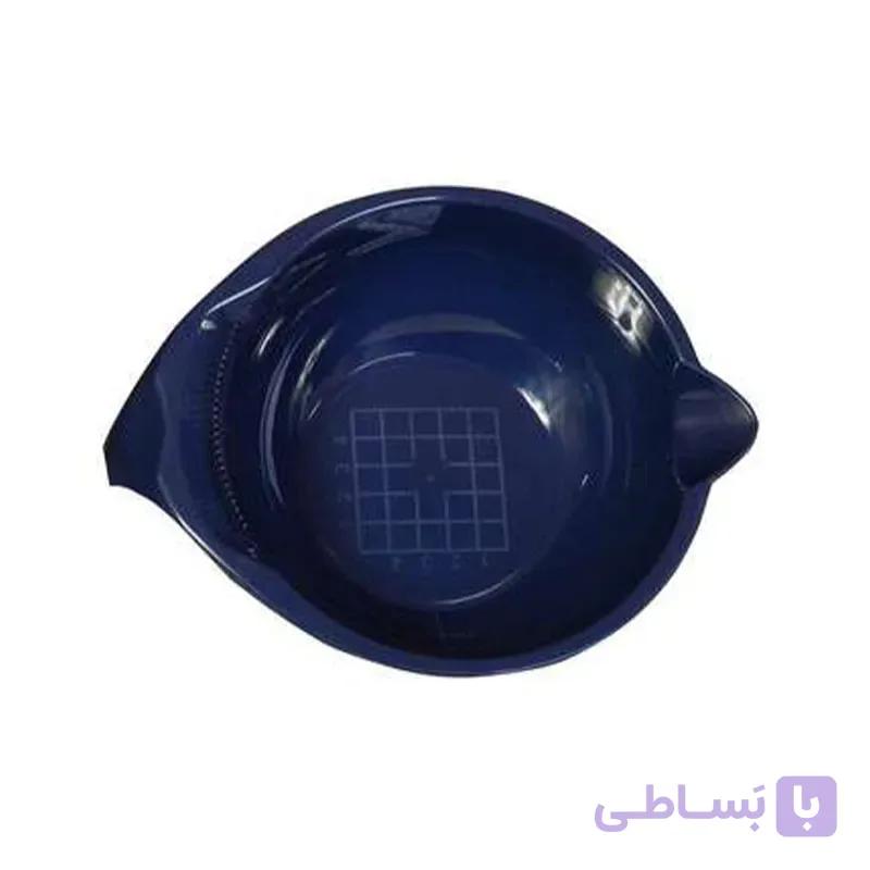 کاسه رنگ موی شانه دار آبی — تصویر 1