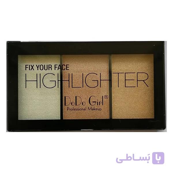 هایلایتر پودری شمشی دودوگرل DoDo Girl کد 04 — تصویر 1