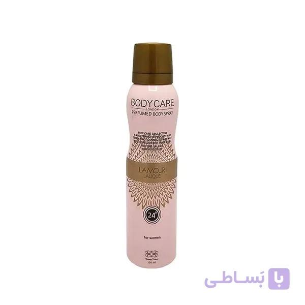 اسپری خوشبو کننده بدن بادی کر زنانه رایحه لالیک لامور Body Care Lalique L’Amour