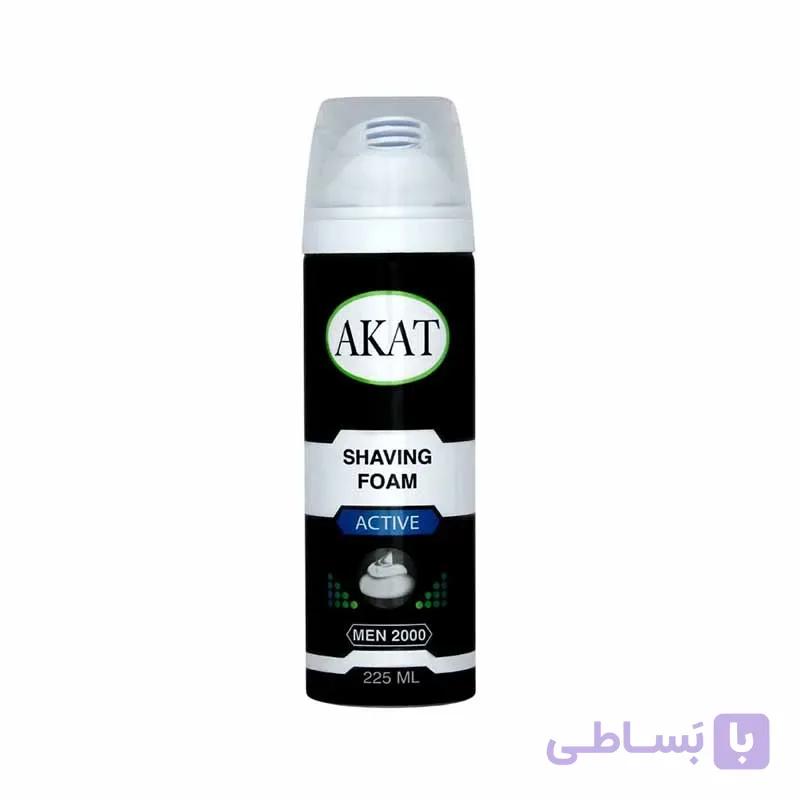 فوم اصلاح صورت آکات اکتیو 225 میل مدل Active