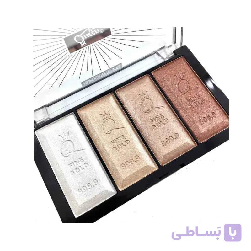 هایلایتر پودری شمشی مینی کویین کد 01 Mini Queen Beauty