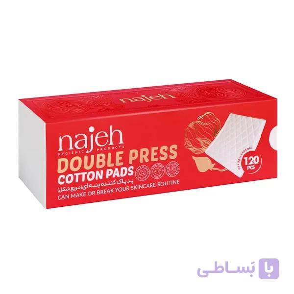 پد آرایش پاک کن ناژه مربعی 120 عددی