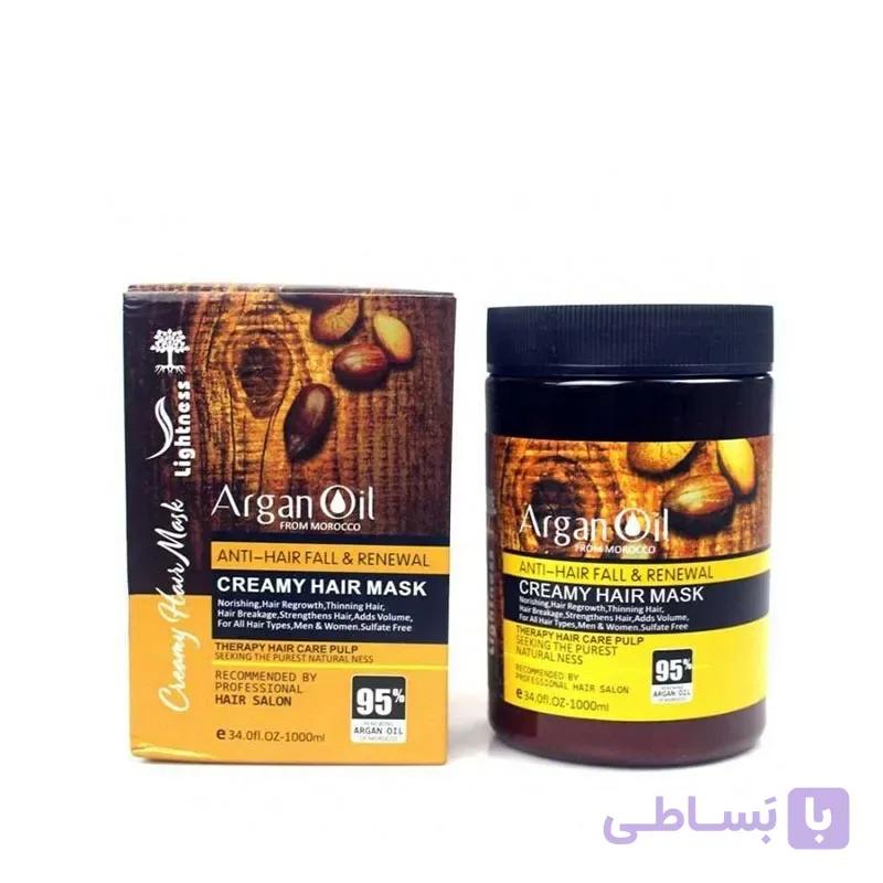 ماسک مو روغن آرگان هیر بدون سولفات 95 درصد 1000میلی لیتر