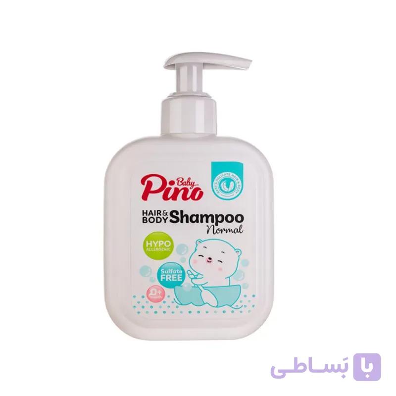 شامپو سر و بدن کودک و نوزاد پینو مدل Normal حجم 200 میلی لیتر