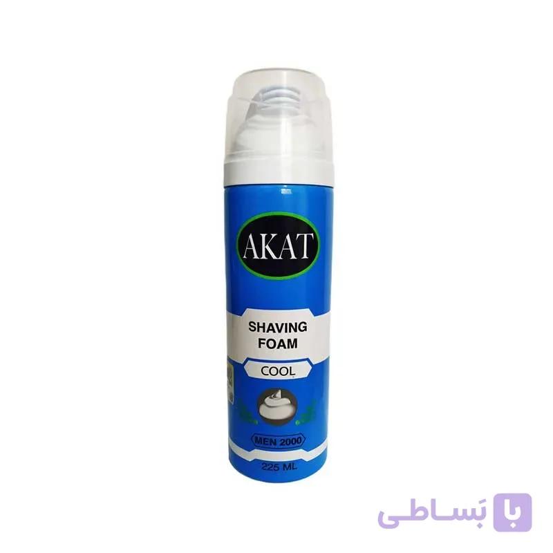 فوم اصلاح خنک کننده مدل کول آکات حجم 225 میلی لیتر