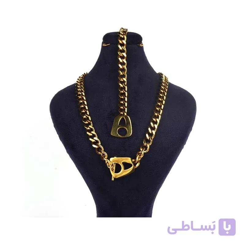 گردنبند و دستبند ست کد 363