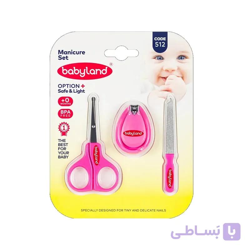 ست مانیکور صورتی کودک بی بی لند کد 512