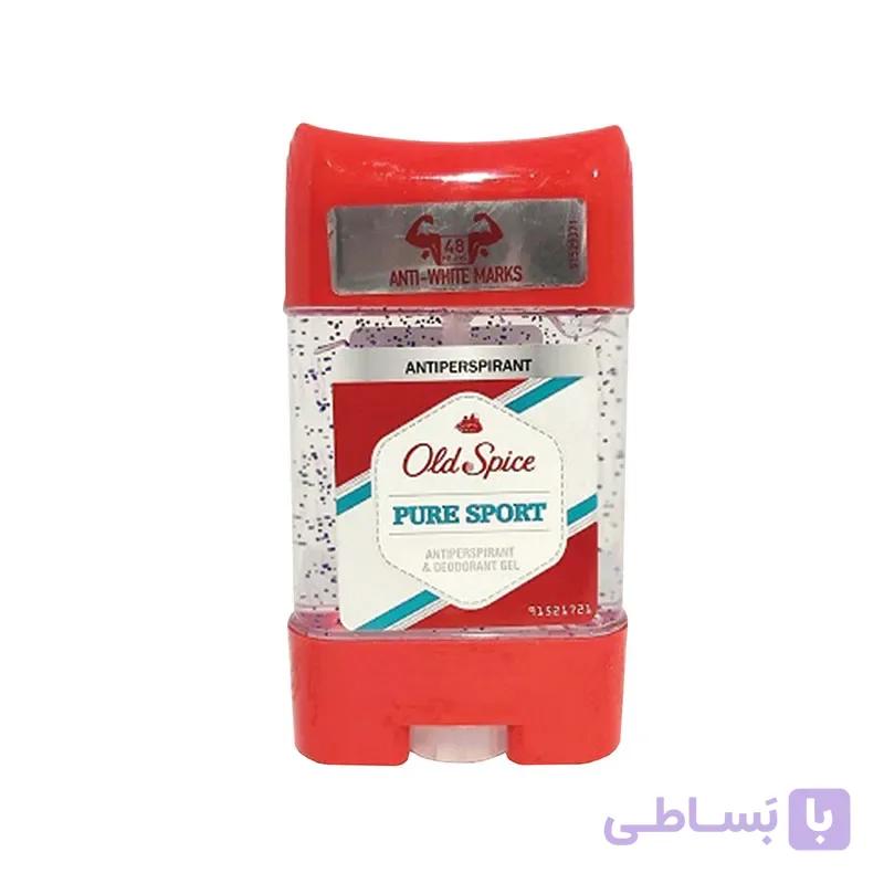 ژل شفاف ضد تعریق الد اسپایس مدل پیور اسپرت PURE SPORT حجم 70 میلی لیتر