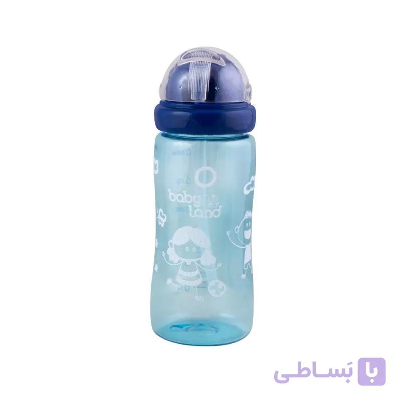 قمقمه کودک نی دار 300 ml بی بی لند آبی کد 380