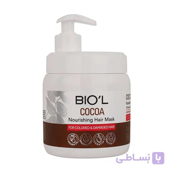 ماسک مو مناسب موهای رنگ شده و آسیب دیده بیول BIOˊL حجم 500 میلی لیتر — تصویر 1