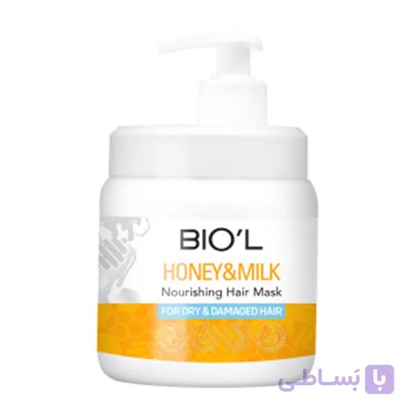 ماسک موی عسل مناسب موهای خشک و آسیب دیده بیول BIO’ L حجم 500 میلی لیتر — تصویر 1