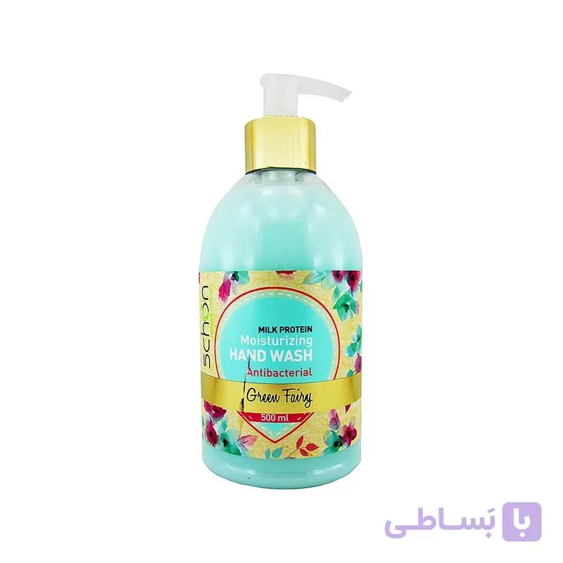 مایع دستشویی کرمی پمپی گرین فری شون