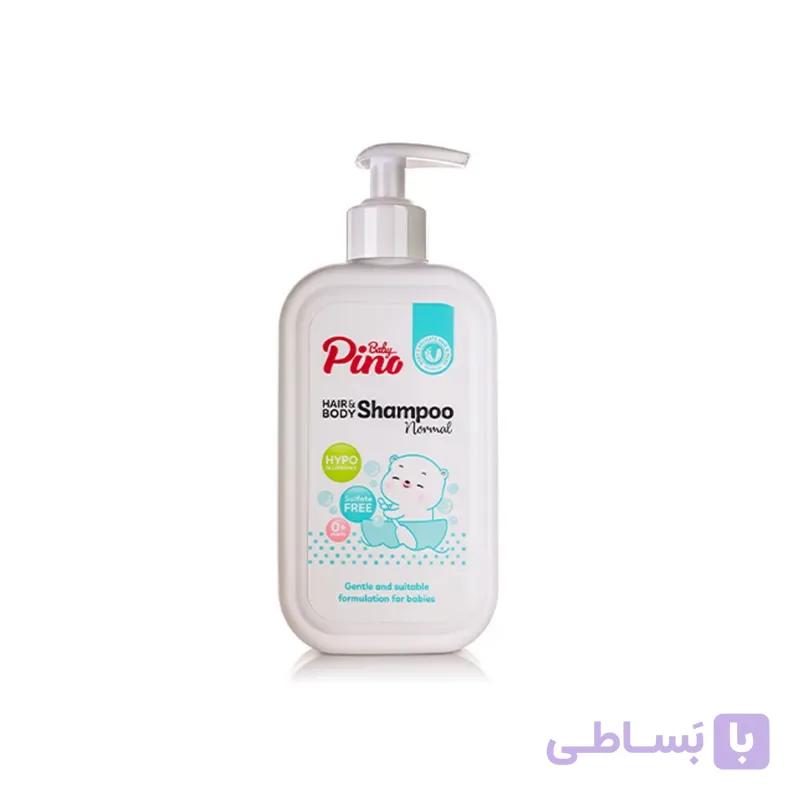 شامپو سر و بدن نوزاد و کودک بدون سولفات 350 گرمی پینو بیبی