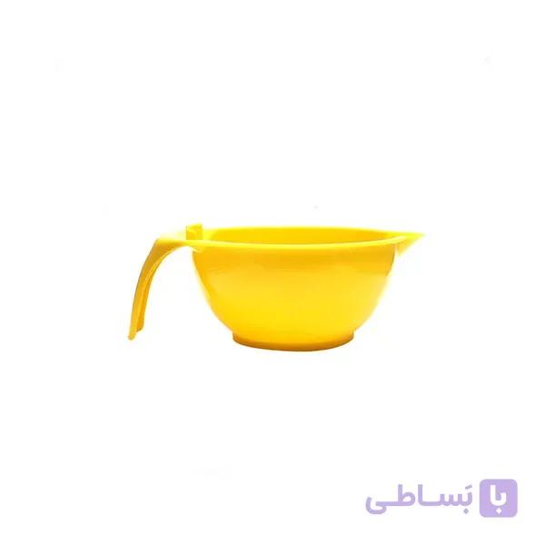 کاسه رنگ موی شانه دار زرد