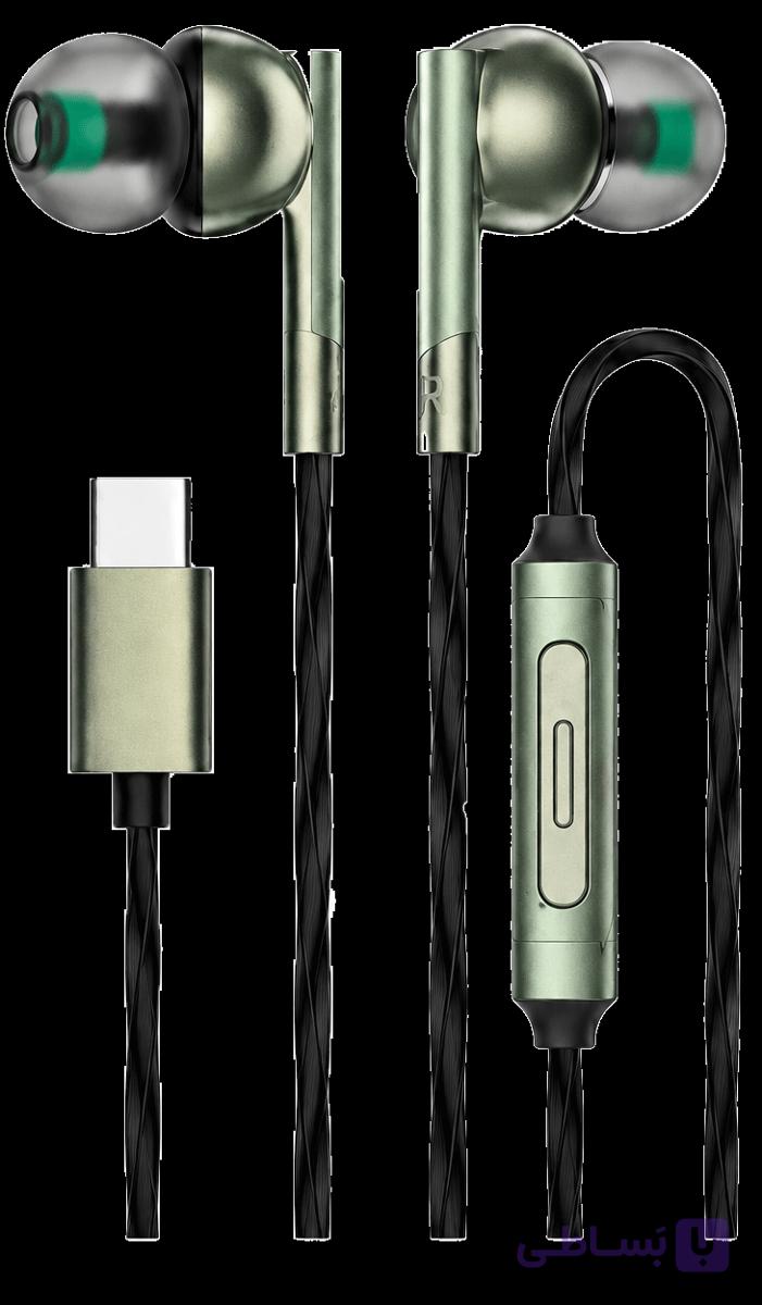 هندزفری سیم دار type-c برند POWERMAX مدل PM-014 — تصویر 1