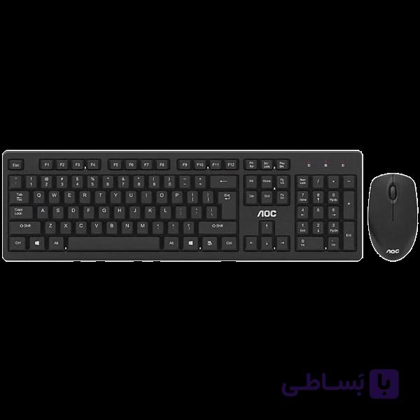ست کیبورد و ماوس بی سیم AOC مدل KM210 — تصویر 1