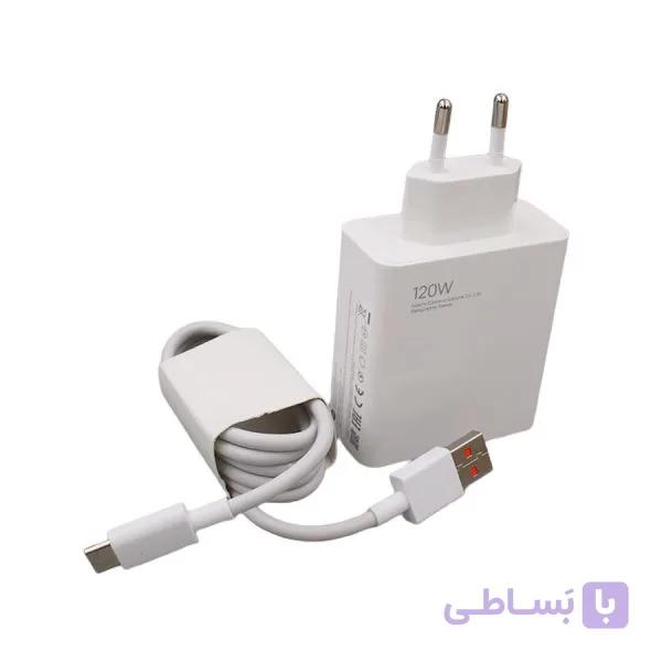 شارژر اصلی ۱۲۰ واتی شیائومی مدل MDY-13-EE به همراه کابل اورجینال سوپر فست — تصویر 1