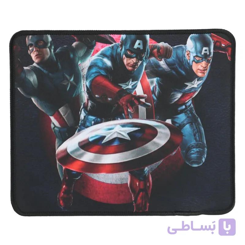 پد موس D-Net DT-X18 21*25cm طرح کاپیتان آمریکا — تصویر 1