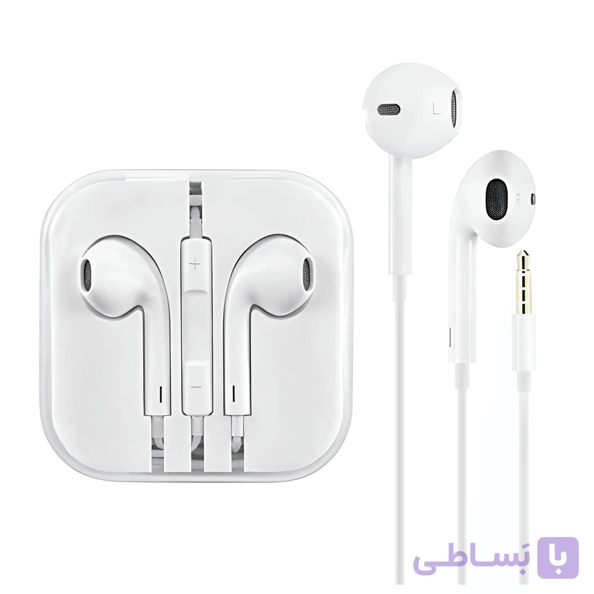 هندزفری اصلی آیفون Apple EarPods با جک 3.5 میلی متری — تصویر 1