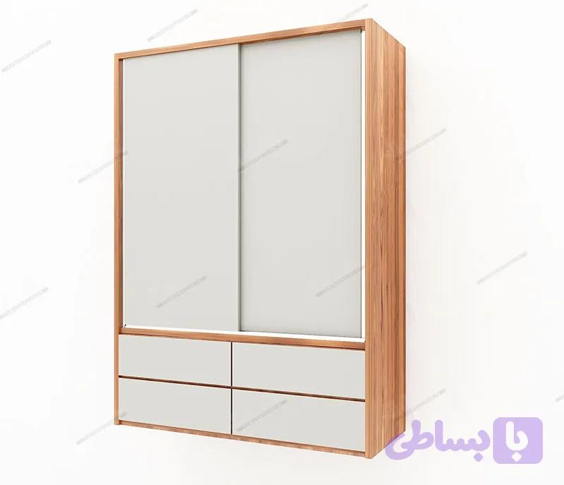 کمد لباس درب ریلی کد TSH-10104