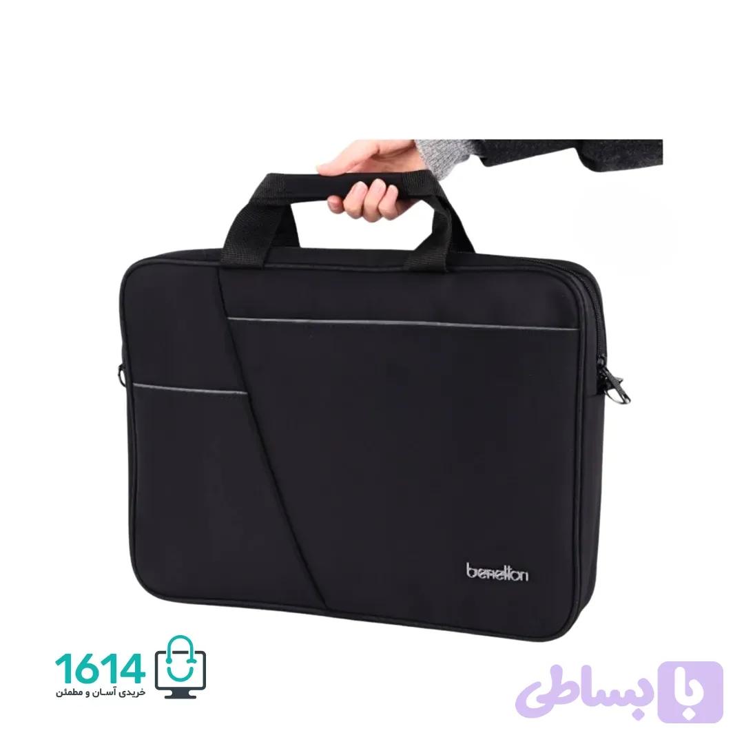 کیف دستی لپ تاپ بنتون مدل 1069 — تصویر 1