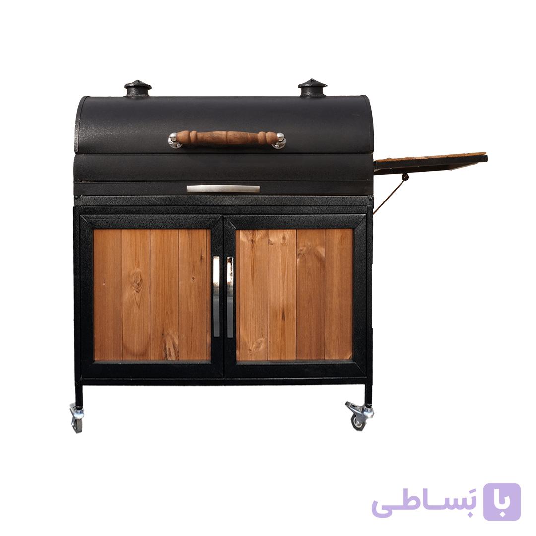 باربیکیو ذغالی کابینتی کف چدنی — تصویر 1