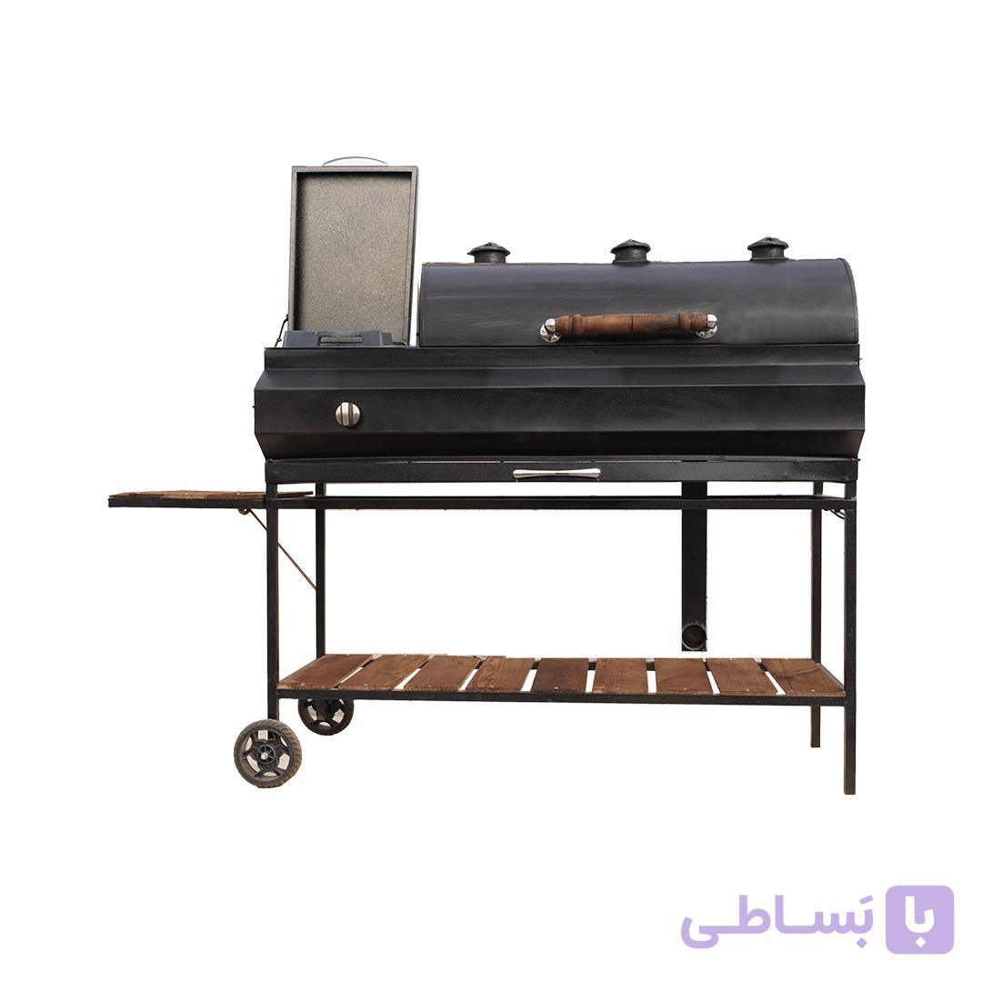 باربیکیو ذغالی پلوپزدار کابینتی