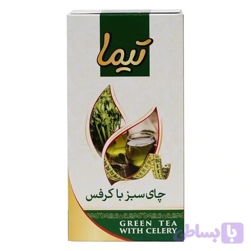 چای سبز با کرفس تیما 210 گرمی – 623 — تصویر 1