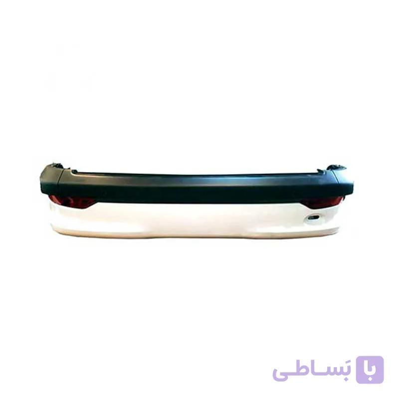سپر عقب کامل 207i صندوق دار آبی کاربنی با دیاق و مه شکن و سنسور کروز