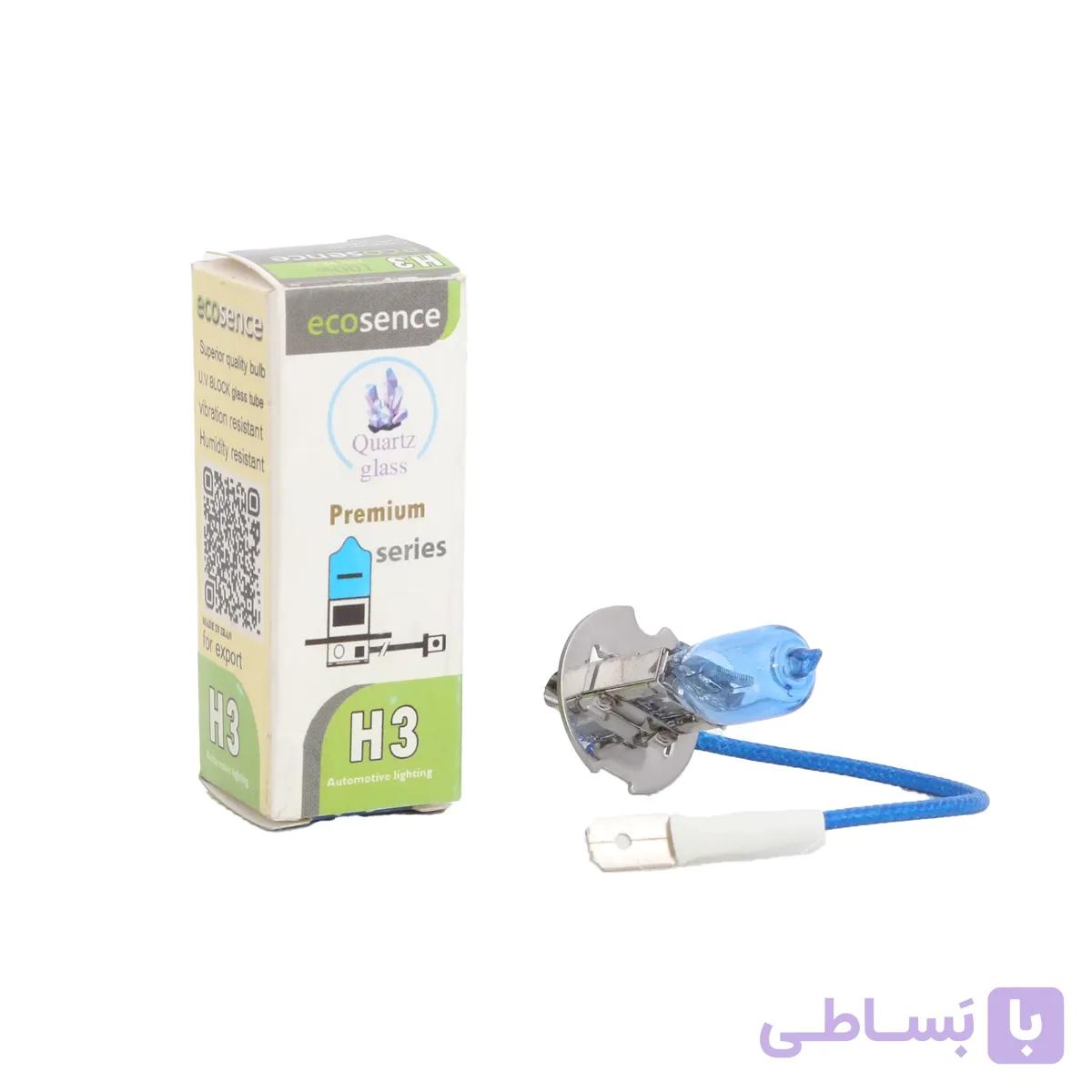 لامپH3 اکو 12V 100W ECO یخی — تصویر 1