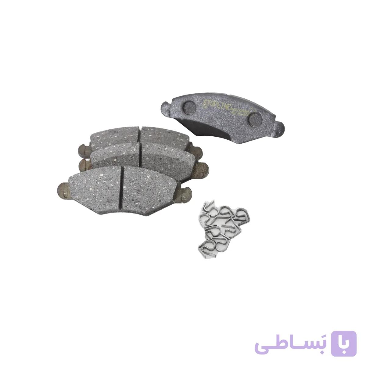 لنت ترمز جلو دیسکی پژو206تیپ5 استاپ لاین — تصویر 1