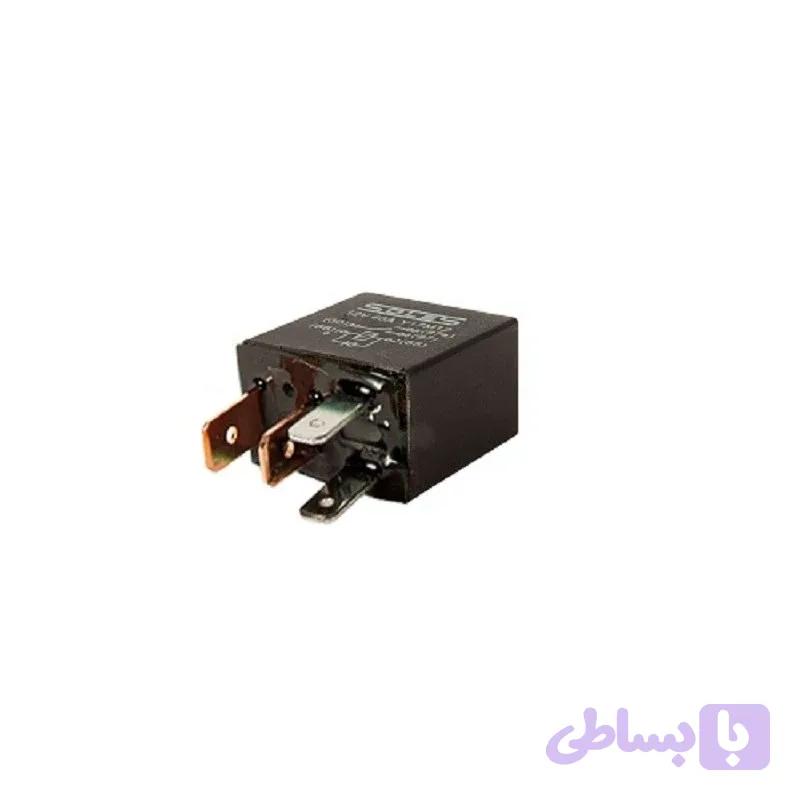 رله کتابی مشکی 4 فیش لنزو